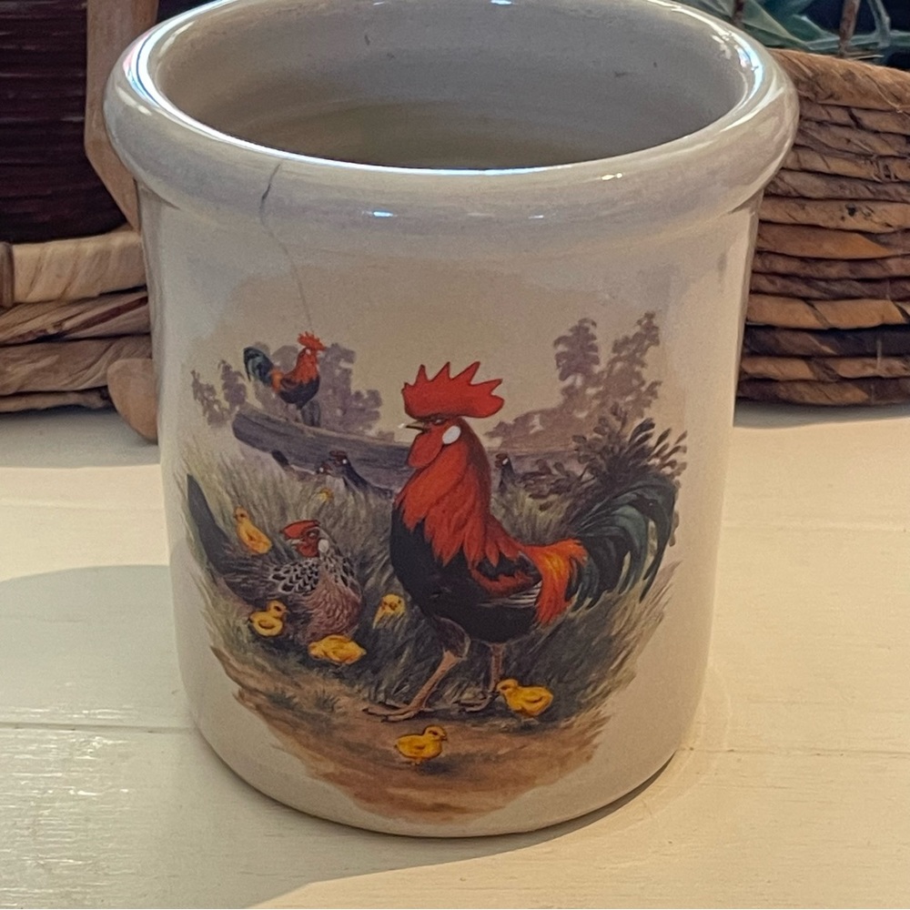 Rooster crock